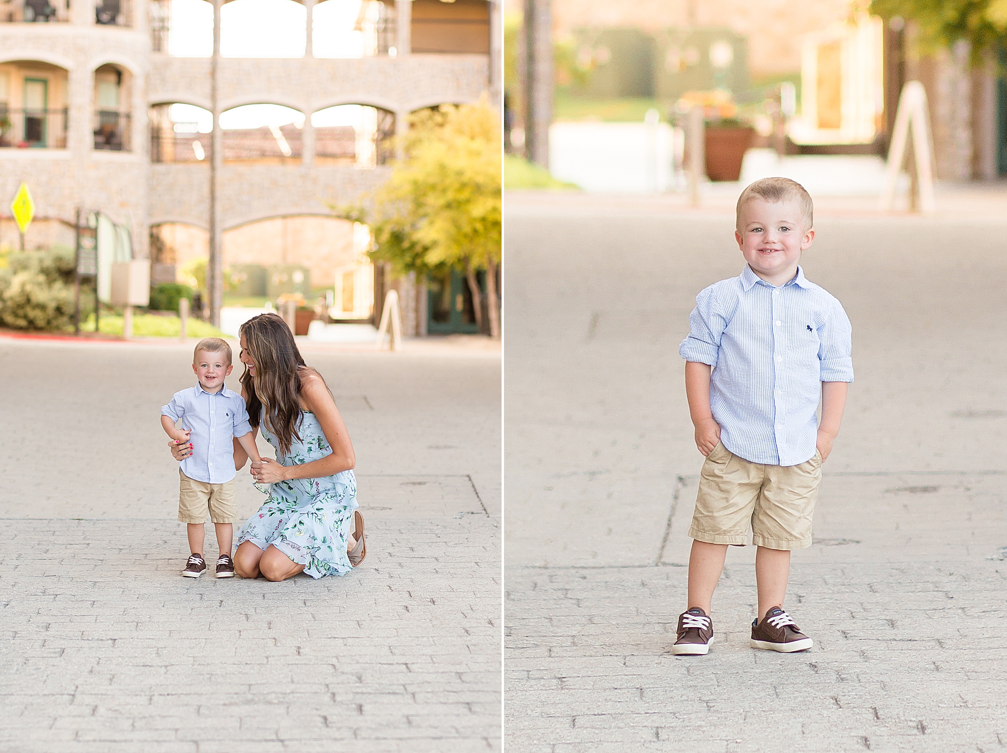 McKinney family portraits with toddler