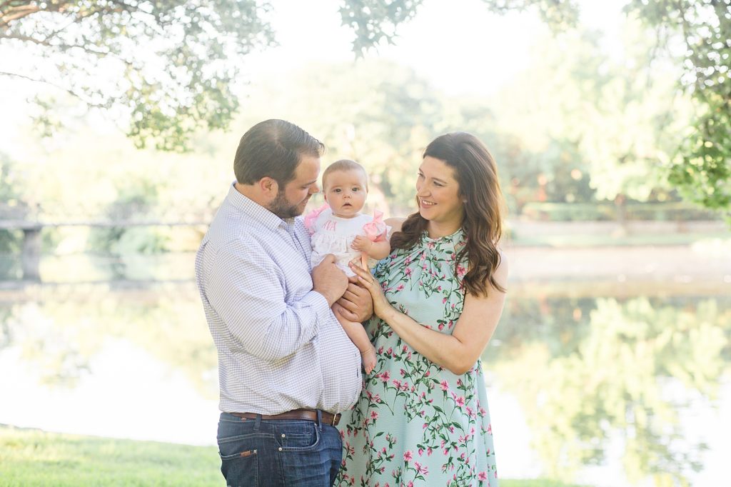 family poses together for portrait session with wisp + willow photography co.