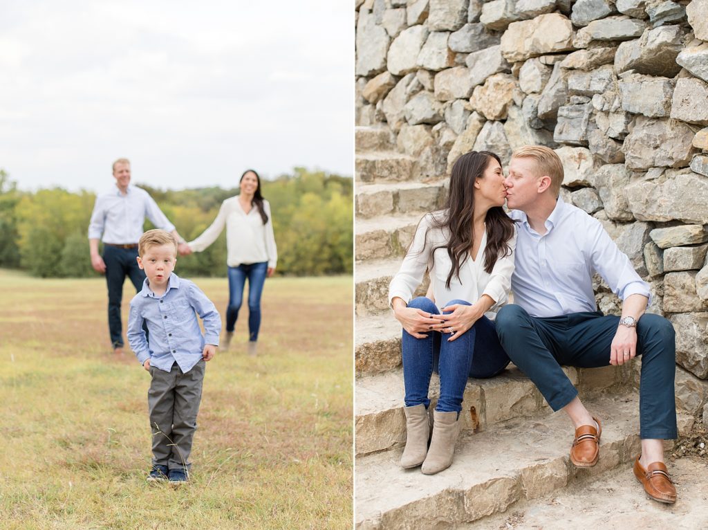 Family portraits at Adriatica Village in McKinney TX with family photographer Wisp + Willow Photography Co. 