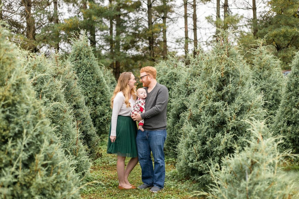 Nashville mini sessions at Christmas tree farm with Wisp + Willow Photography Co. 