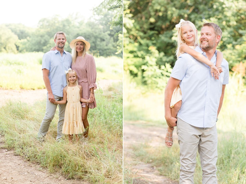 Family portraits in the summer at Arbor Hills Nature Preserve with Plano family photographer Wisp + Willow Photography Co.  