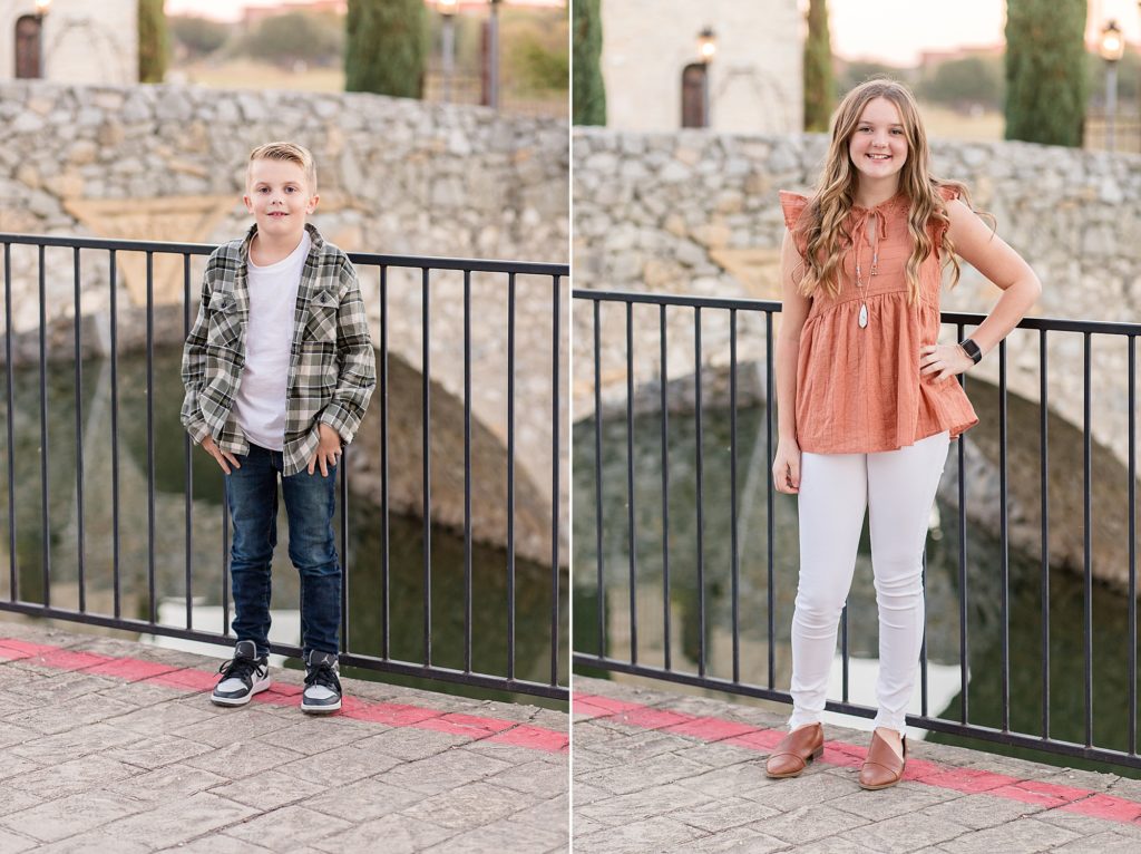 Family portrait session at Adriatica Village in McKinney, TX with McKinney family photographer Wisp + Willow Photography Co. 
