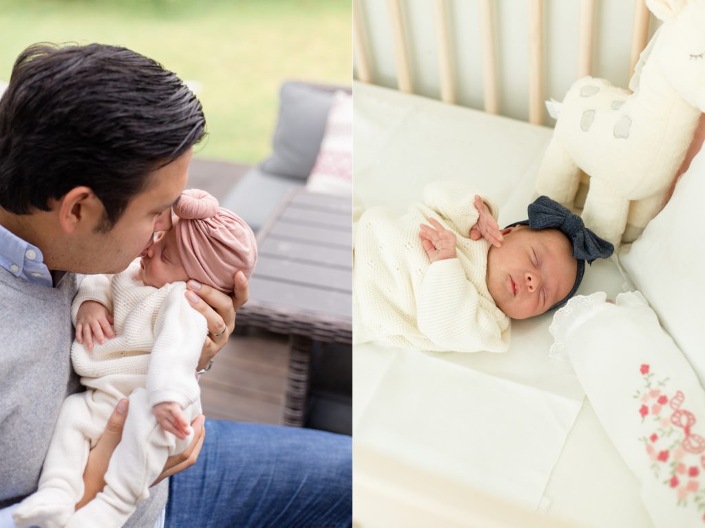 Dallas TX photographer captures newborn session in the summer