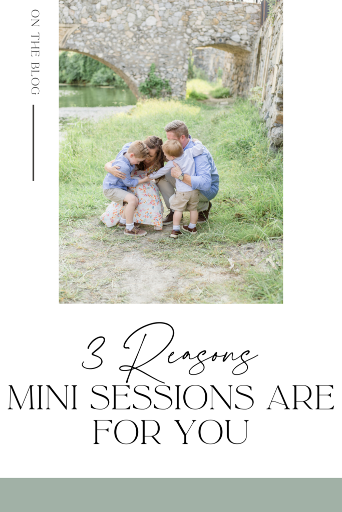 Why do we love mini sessions? Well, they allow us to serve so many clients in such a small amount of time. Click to read why mini sessions might be right for you!