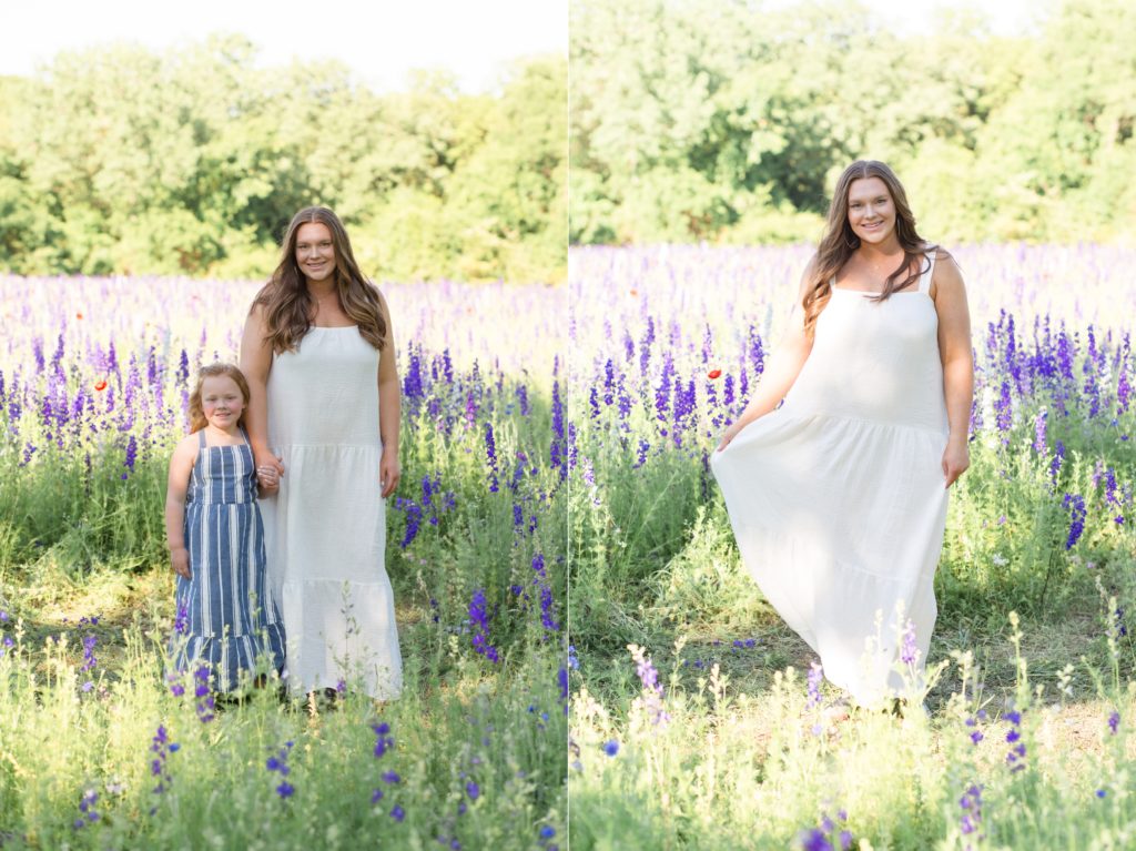 mommy and me session in richarson texas with family photographer Wisp + Willow Photography Co. 